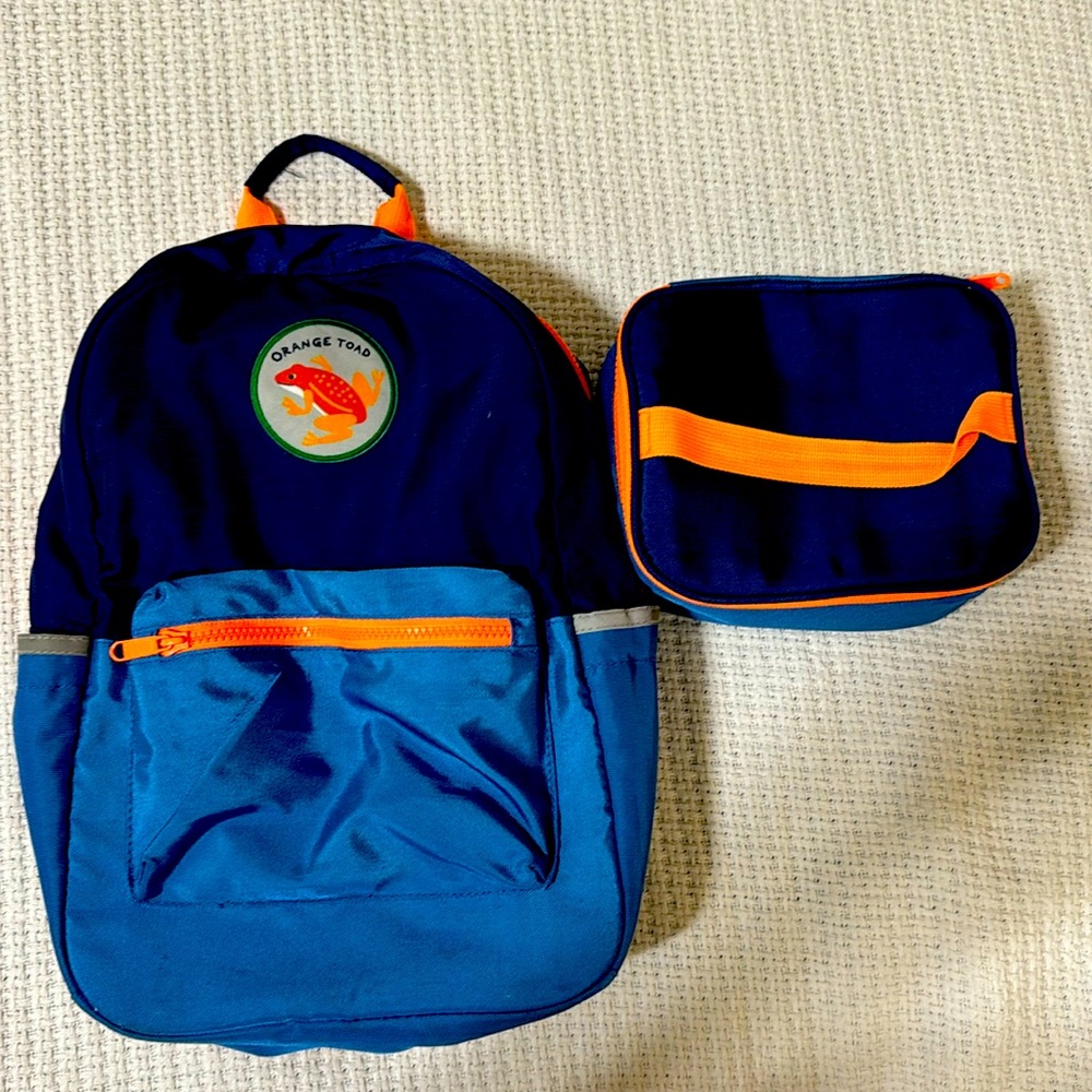 Pottery Barn back pack and lunch box